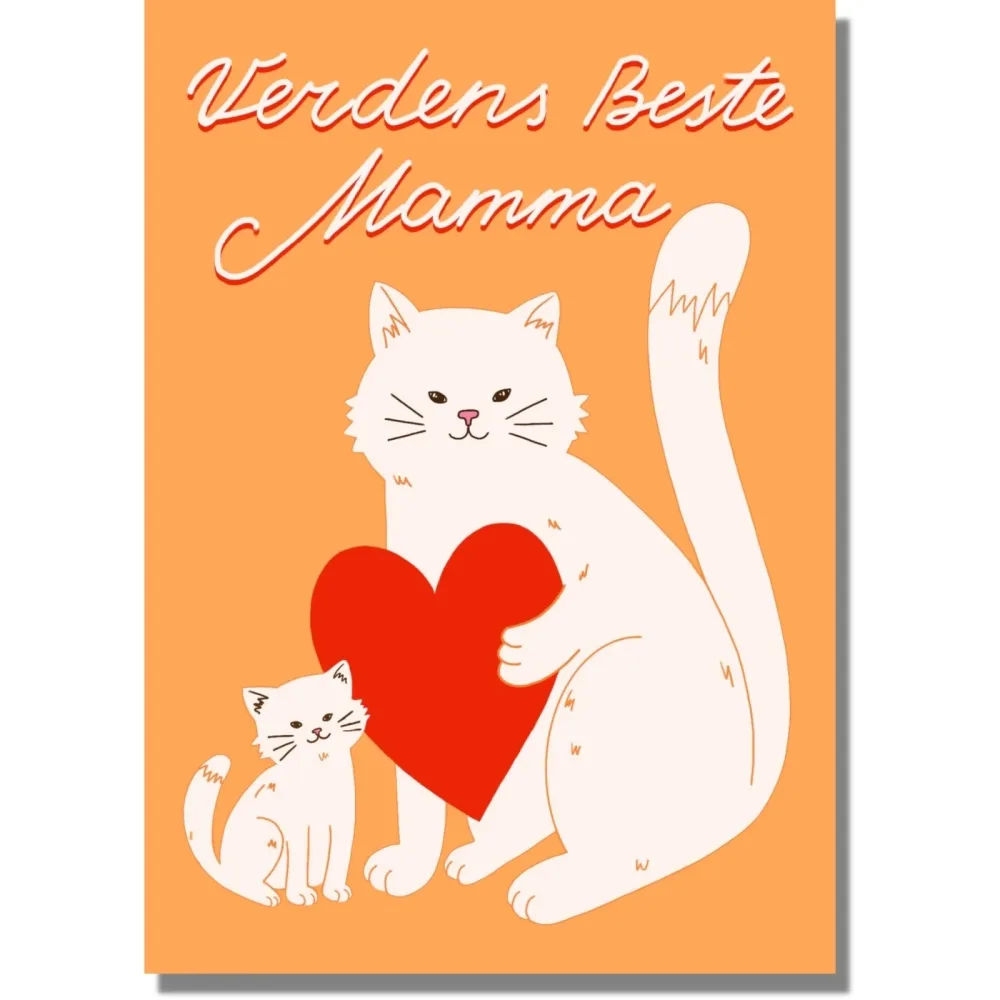 Kort: Verdens beste mamma Kort: Verdens beste mamma