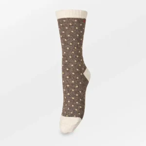 Dotted Wola Sock – Pine Bark