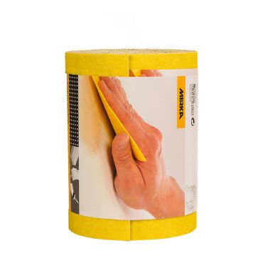 SLIPEPAPIR MIRKA RULLE P60 115MMX5M GUL SLIPEPAPIR MIRKA RULLE P60 115MMX5M GUL