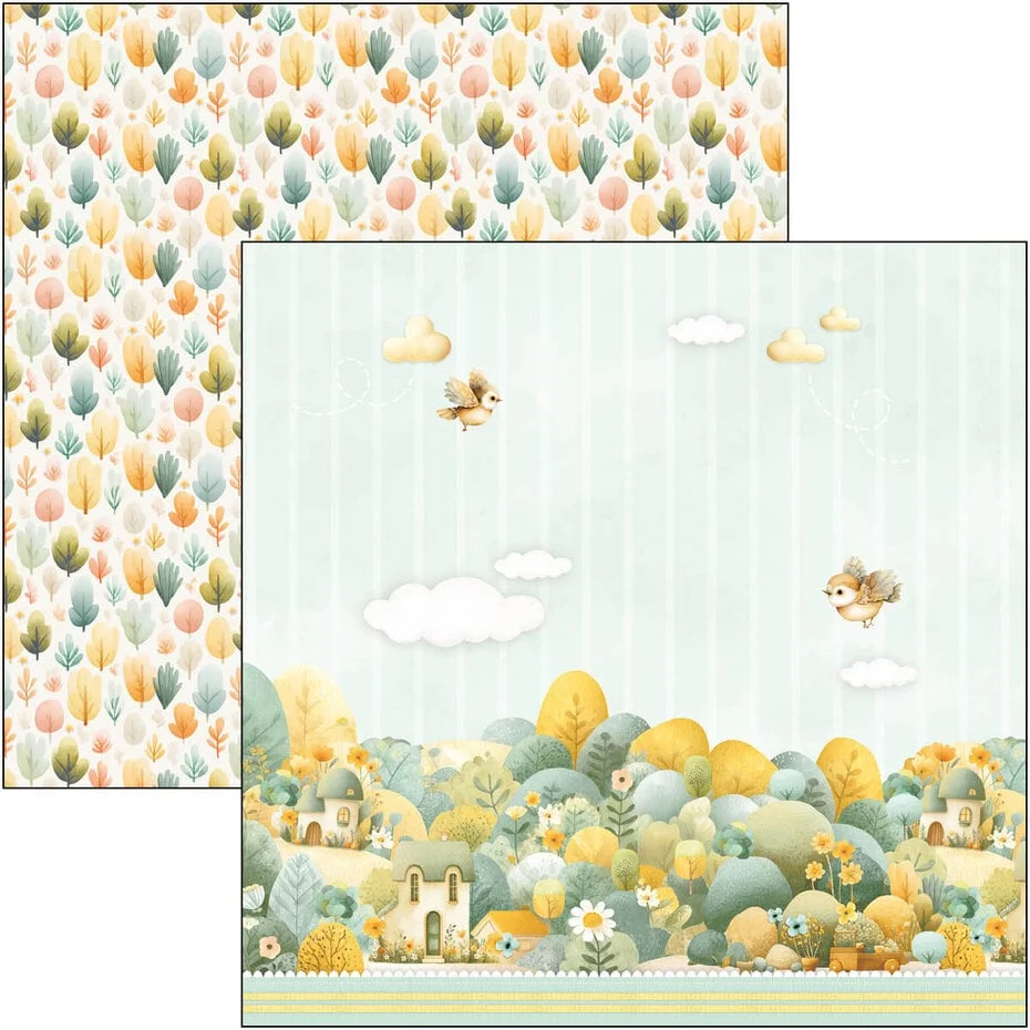Ciao Bella - Lunibloom 12x12 Inch Patterns Pad (8pcs) (CBT093) - Bilde 3