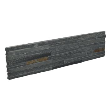 STEINPANEL NORSK STEINMILJØ SMALSTRIPET SORT/RUST ENDESTEN STEINPANEL NORSK STEINMILJØ SMALSTRIPET SORT/RUST ENDESTEN