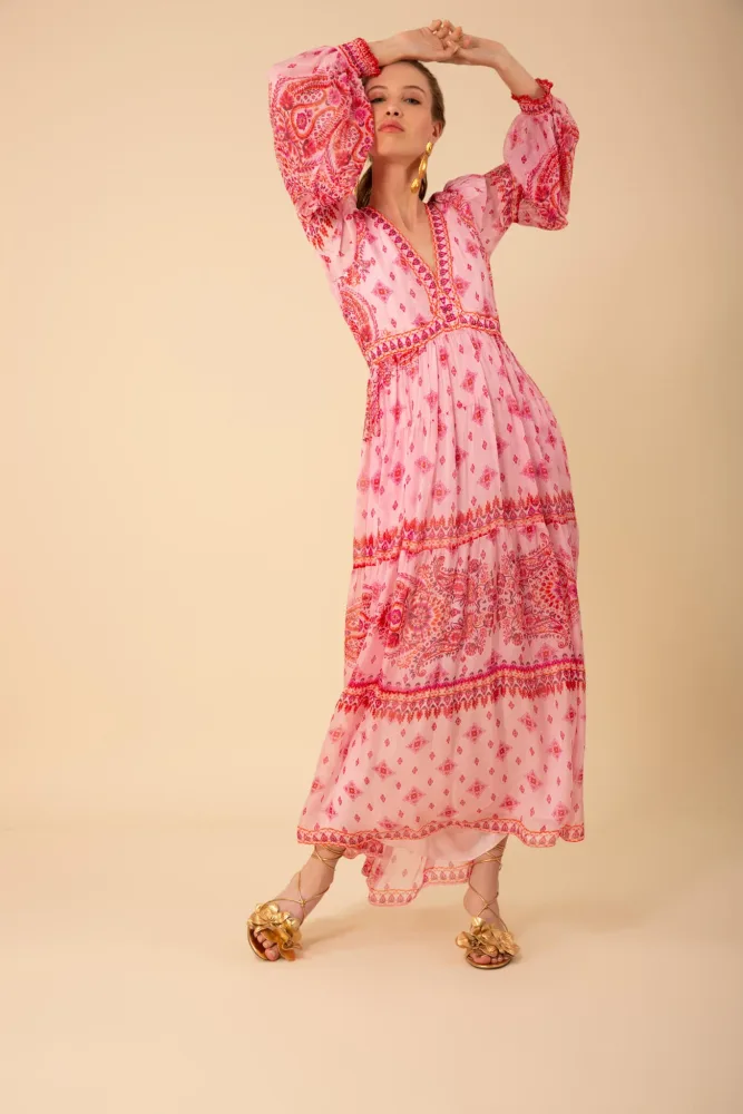 Alaia Maxi Dress - Pink - Bilde 3