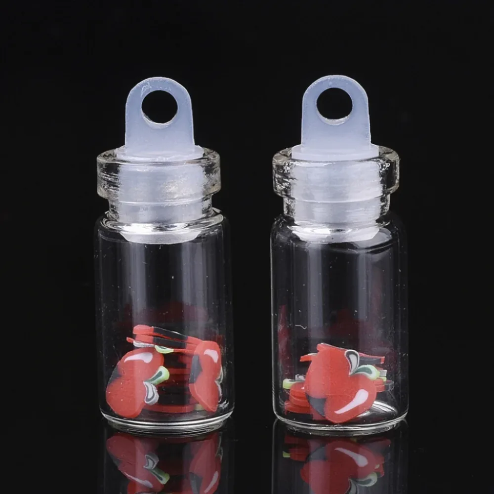 #1 Flaskeanheng med Polymer Confetti, 2,7cm – An Apple a Day… #1 Flaskeanheng med Polymer Confetti, 2,7cm – An Apple a Day…