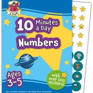 10 Minutes a Day Numbers for Ages 3-5 (with reward stickers)