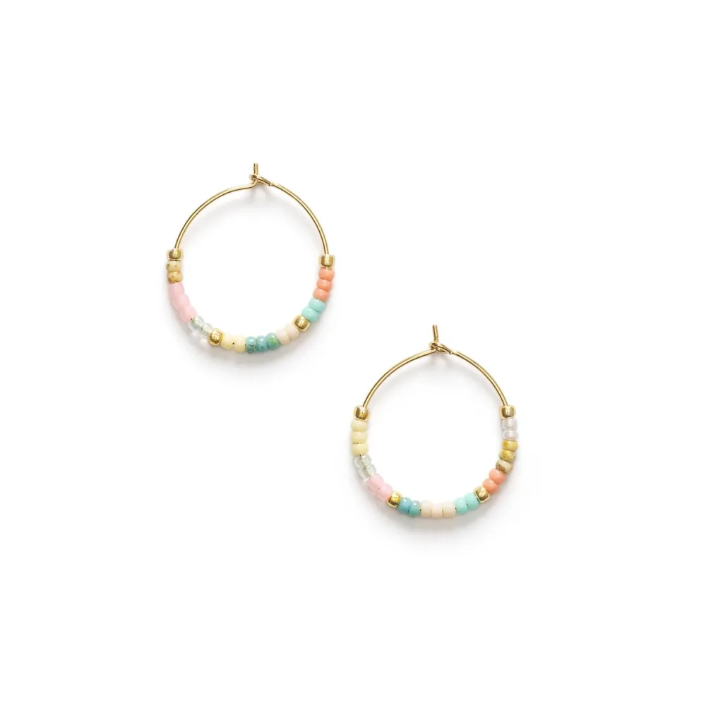 ANNI LU - Eldorado Spritz Hoops - Sorbet Dream
