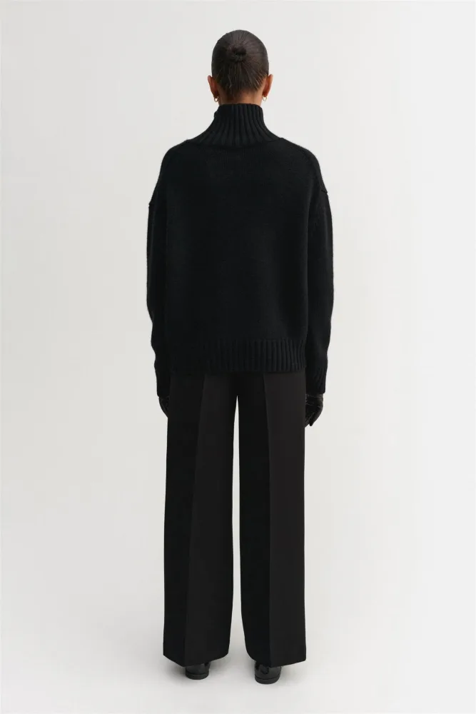 ALMADA LABEL - Pre-Order Nola Turtleneck Sweater - Black - Bilde 3