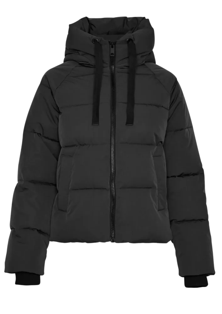 Pavine Down Short Jacket - Black