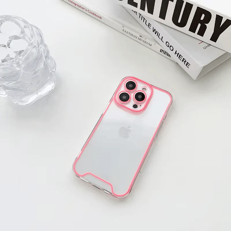 Gjennomsiktig Neon Luminøst Deksel for iPhone 12 PRO MAX – Luksuriøs Kamerabeskyttelse Gjennomsiktig Neon Luminøst Deksel for iPhone 12 PRO MAX – Luksuriøs Kamerabeskyttelse