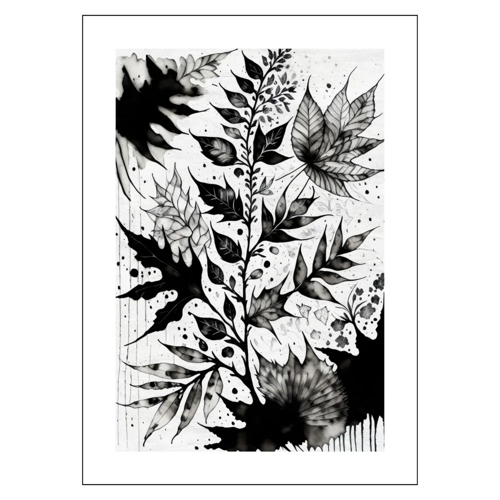 INK FLORAL No6 PLAKAT