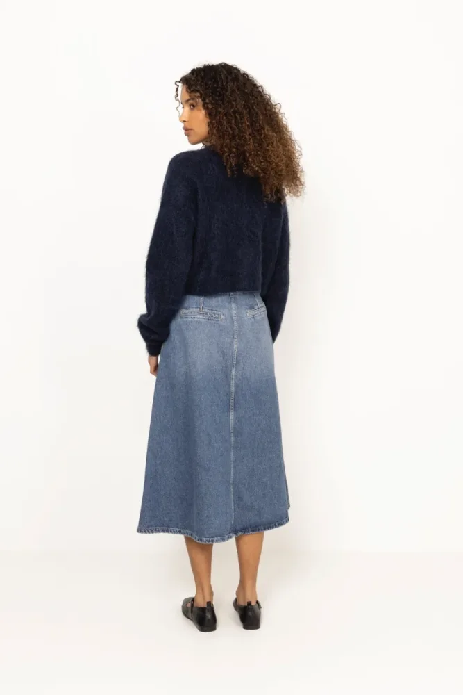 Alphagz Short Cardigan - Skycaptain Mélange - Bilde 3