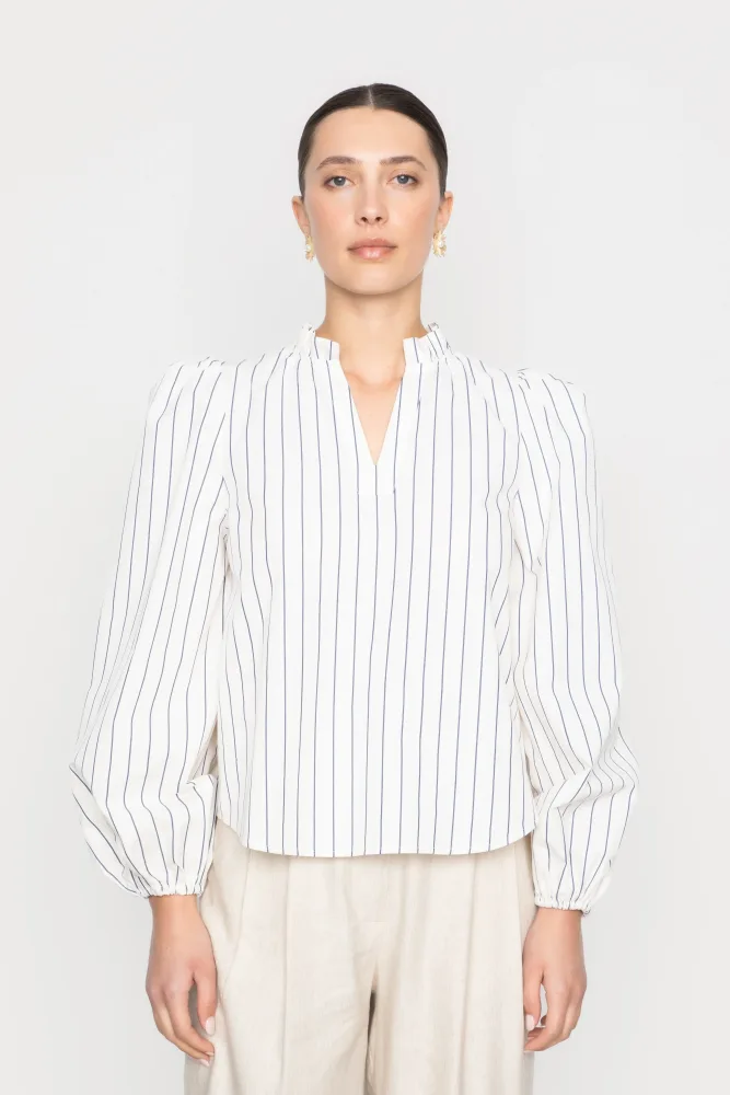 Infinity Blouse - Cream Stripe - Bilde 2
