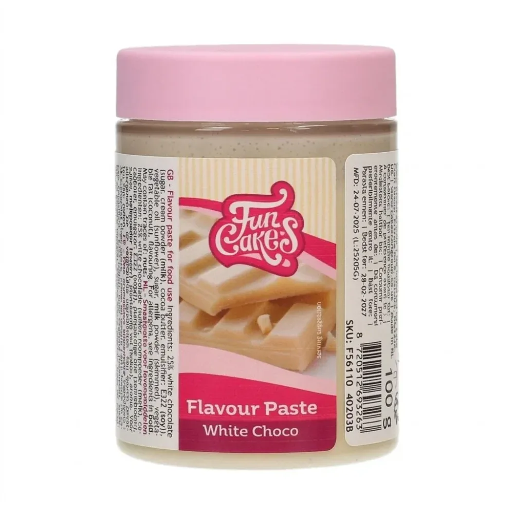 FunCakes Smakstilsetning -Hvit sjokolade- 100g FunCakes Smakstilsetning -Hvit sjokolade- 100g