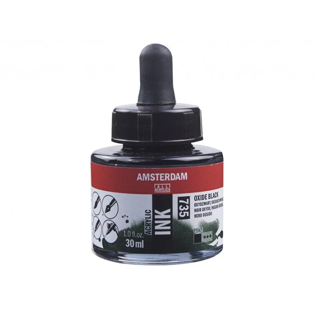 Amsterdam Ink 30ml – 735 Oxide Black Amsterdam Ink 30ml – 735 Oxide Black