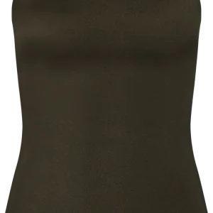 Skin Shell Boatneck Swimsuit – Army
