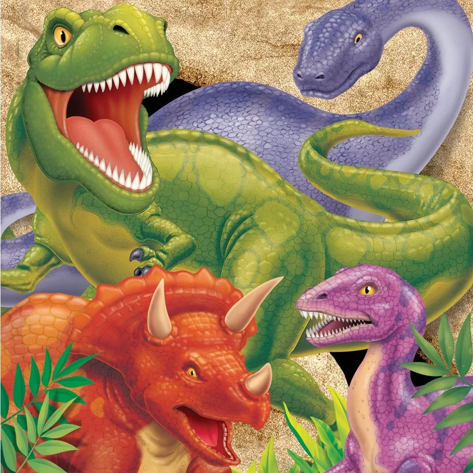 Servietter – Dinosaur, 16 stk Servietter – Dinosaur, 16 stk