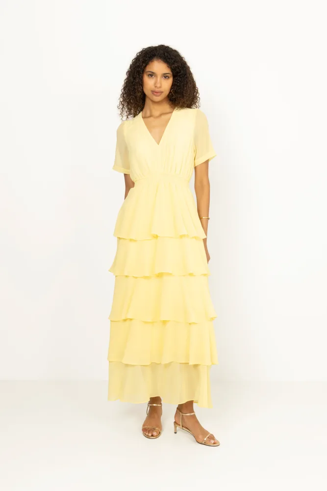 Imogene Solid Dress - Yellow - Bilde 2