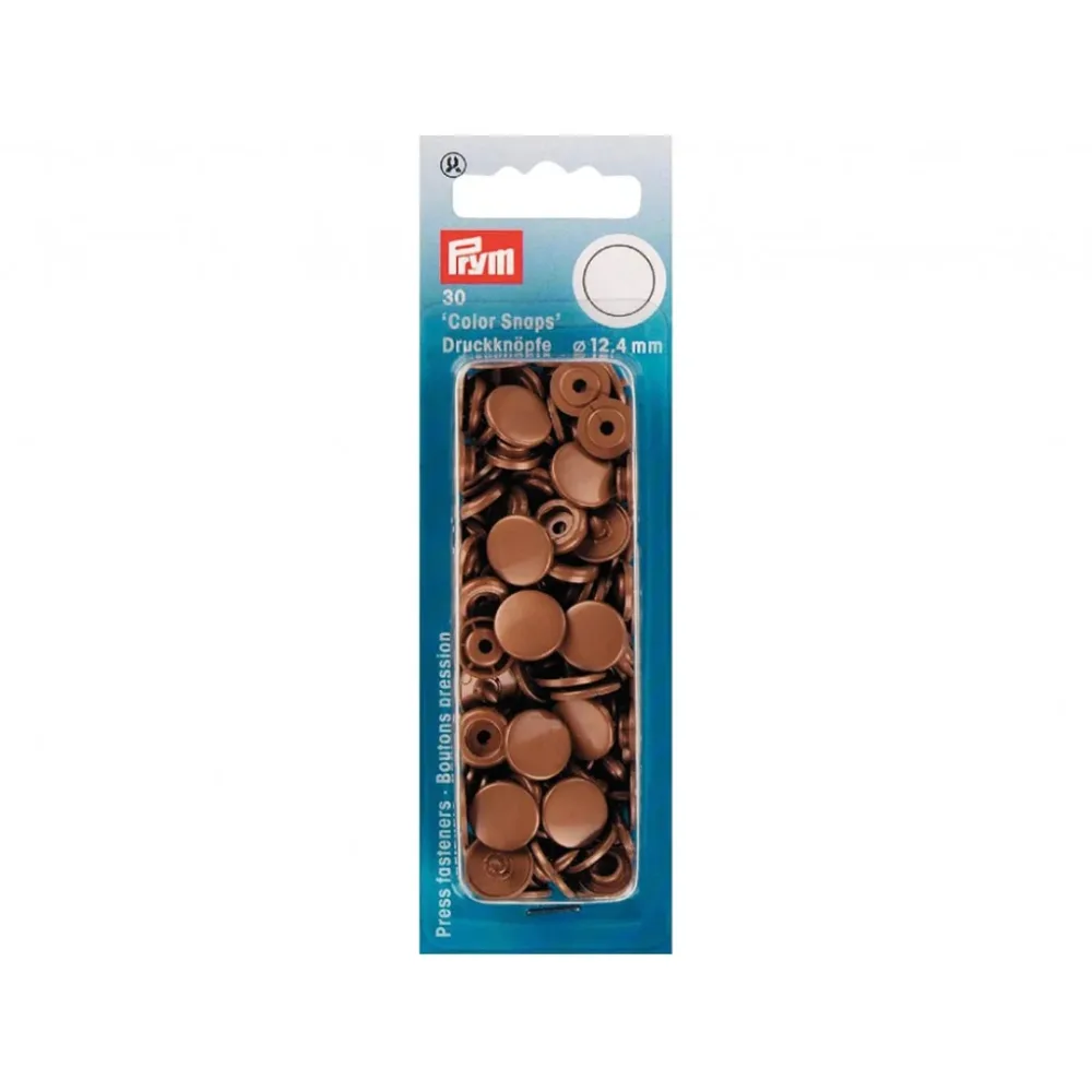 Prym Non-sew Color Snaps – Ø12.4 – Gull Prym Non-sew Color Snaps – Ø12.4 – Gull