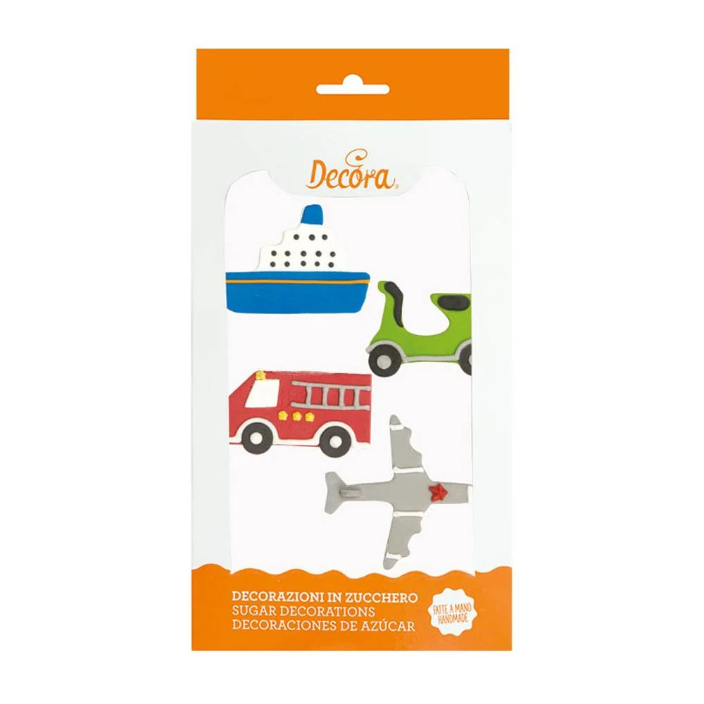 Decora Spiselig Kakepynt Transport pk/4