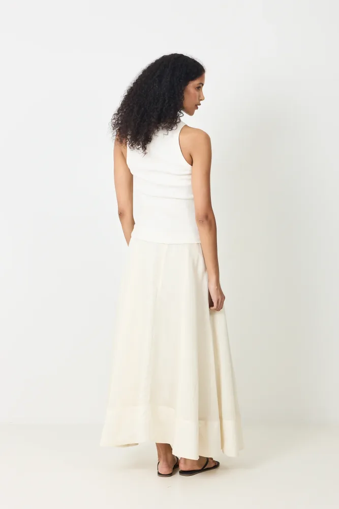 Vivienne Organza Skirt - Cream - Bilde 3