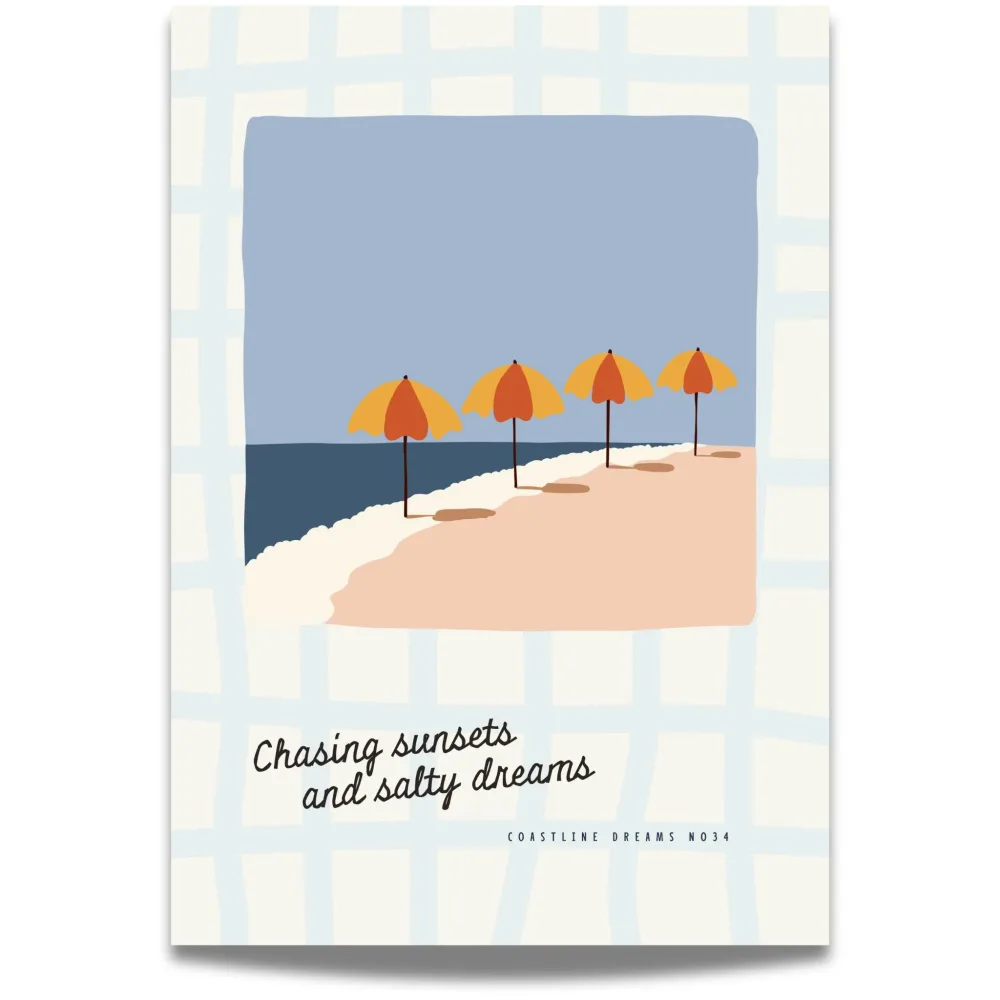 COASTLINE DREAMS No34 – PLAKAT COASTLINE DREAMS No34 – PLAKAT