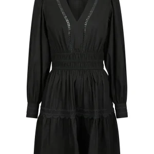 Polaris C Poplin Dress – Black