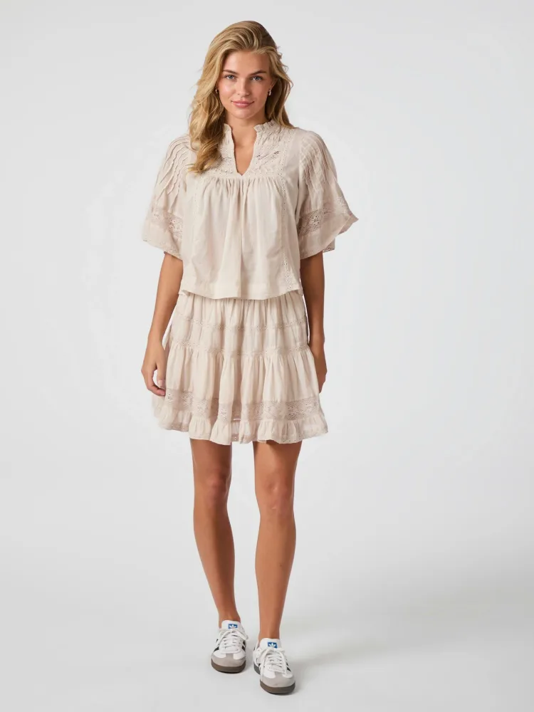 Callia S Voile Skirt - Ivory - Bilde 2