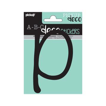 BOKSTAVER PICKUP P ABC DECO LYNN 120 MM P SVART BOKSTAVER PICKUP P ABC DECO LYNN 120 MM P SVART