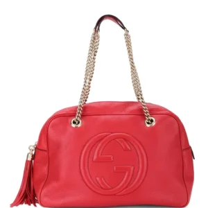 Gucci Soho Disco Tote Bag – Red