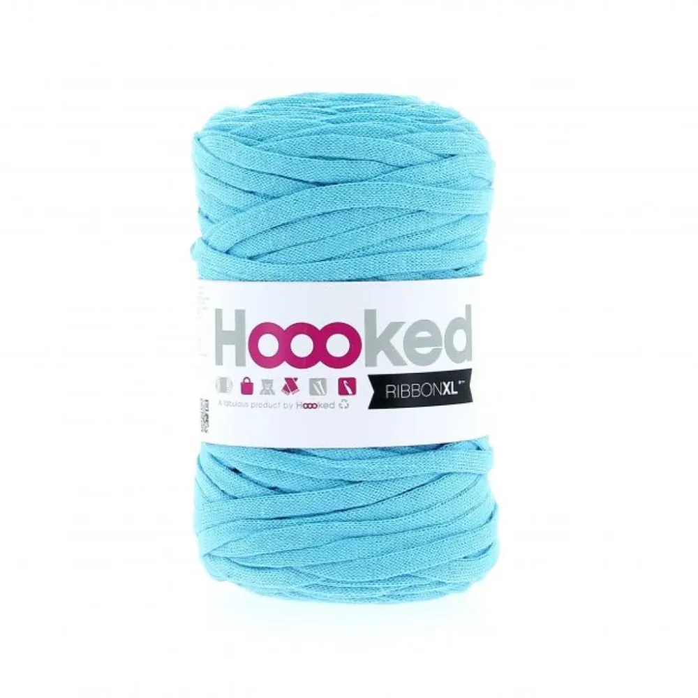 Hoooked Ribbon Xl Garn - Sea Blue 250g