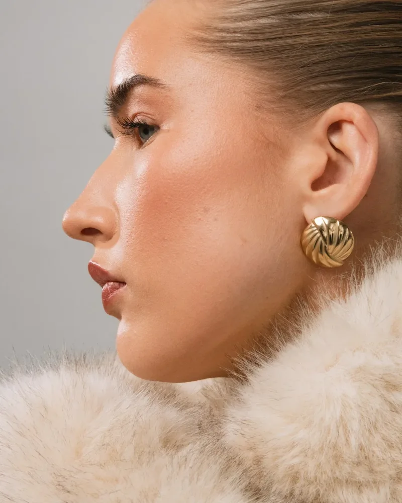 Aura Earrings - Gold - Bilde 2