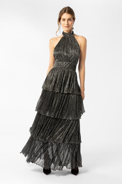 Angel Maxi Dress - Black Metal - Bilde 2