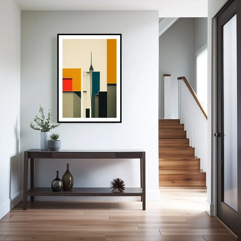 BAUHAUS GEOMETRIC ART No18 – PLAKAT OG LERRET - Bilde 2