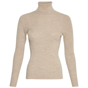 Rigmor Avalina Rib R Pullover – Peyote Melange
