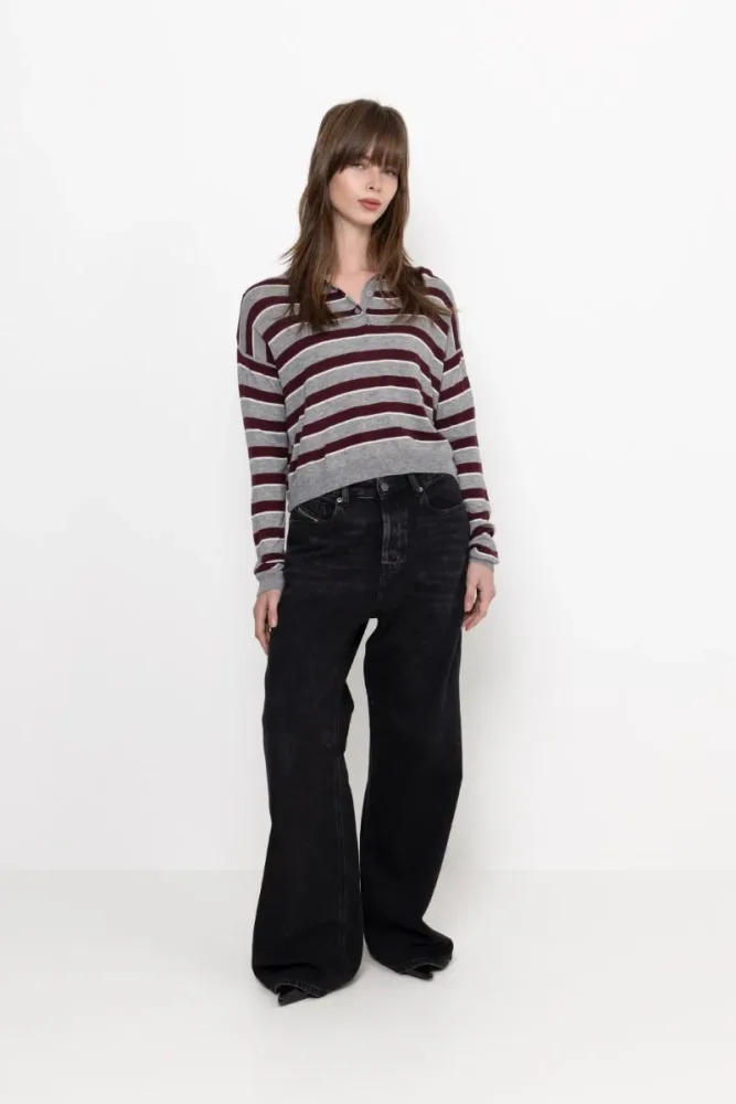 Miley Knit Collar - Fudge - Bilde 2
