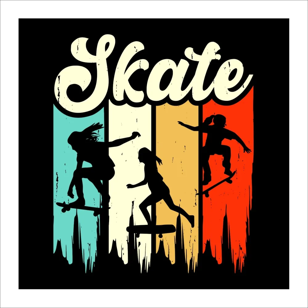 SKATE No1 - PLAKAT OG LERRET