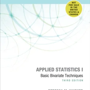 Applied Statistics I – International Student Edition Applied Statistics I – International Student Edition