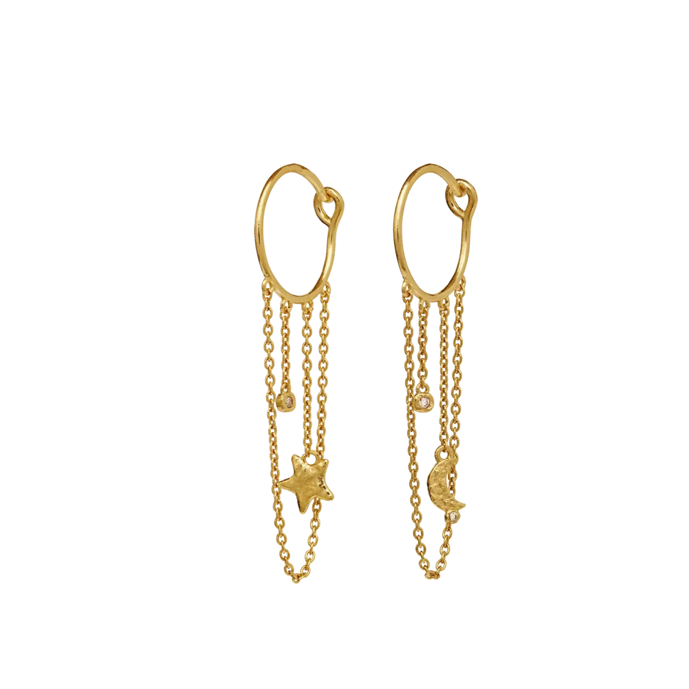 Nisha Earrings - Gold