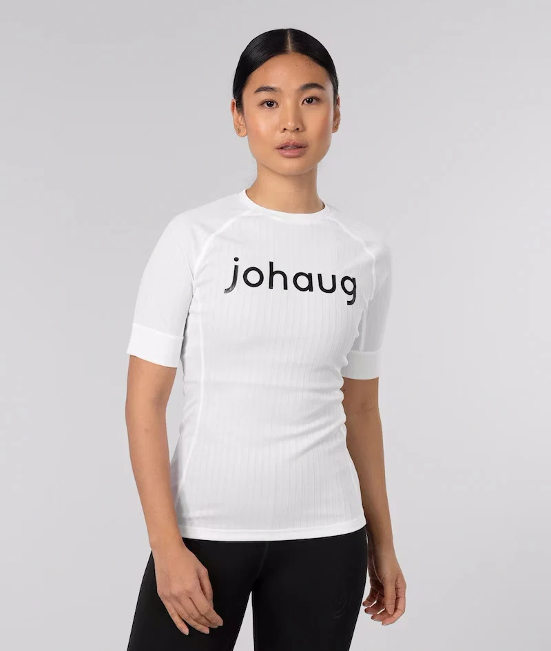Rib Tech Tee - White - Bilde 2
