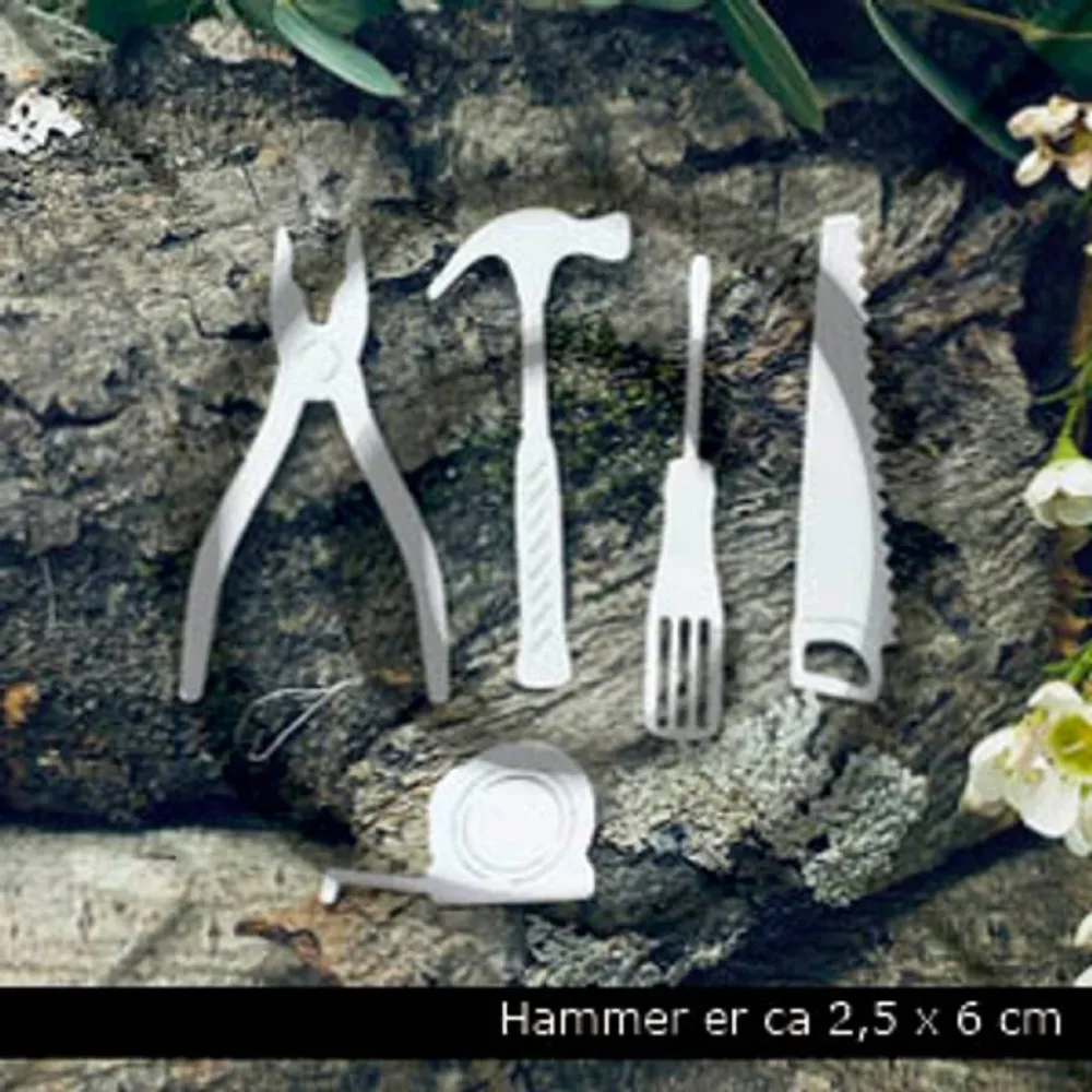 Papirdesign Die – Sag og Hammer