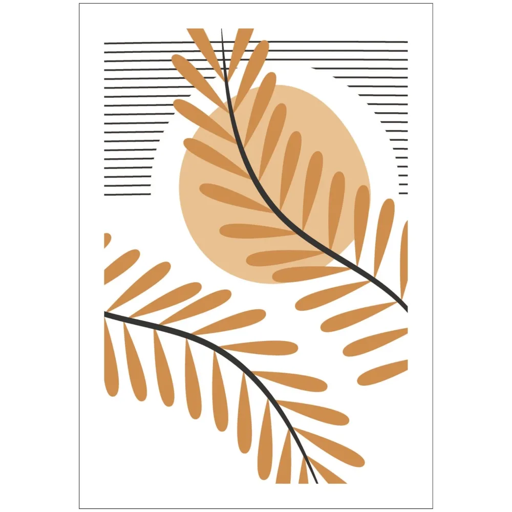 BOHO WALL ART No5C – PLAKAT OG LERRET