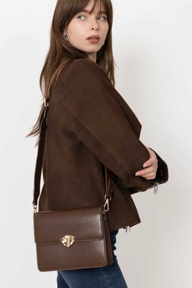 Cayman Glossy Structure Hardware - Cocoa - Bilde 3