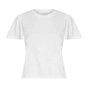 Beckie Organic Puff Tee – Bright White