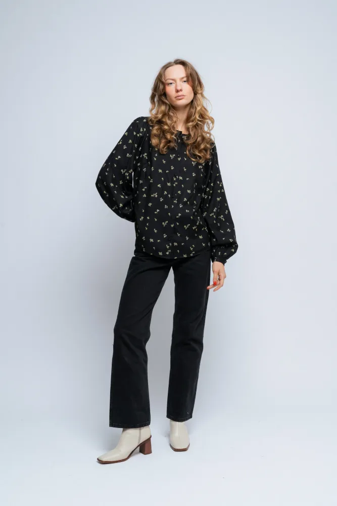Karitta Setara Shirt Aop - Willow Flower - Bilde 3