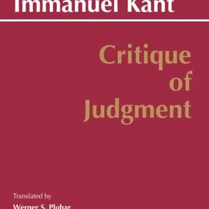 Critique of Judgment Critique of Judgment