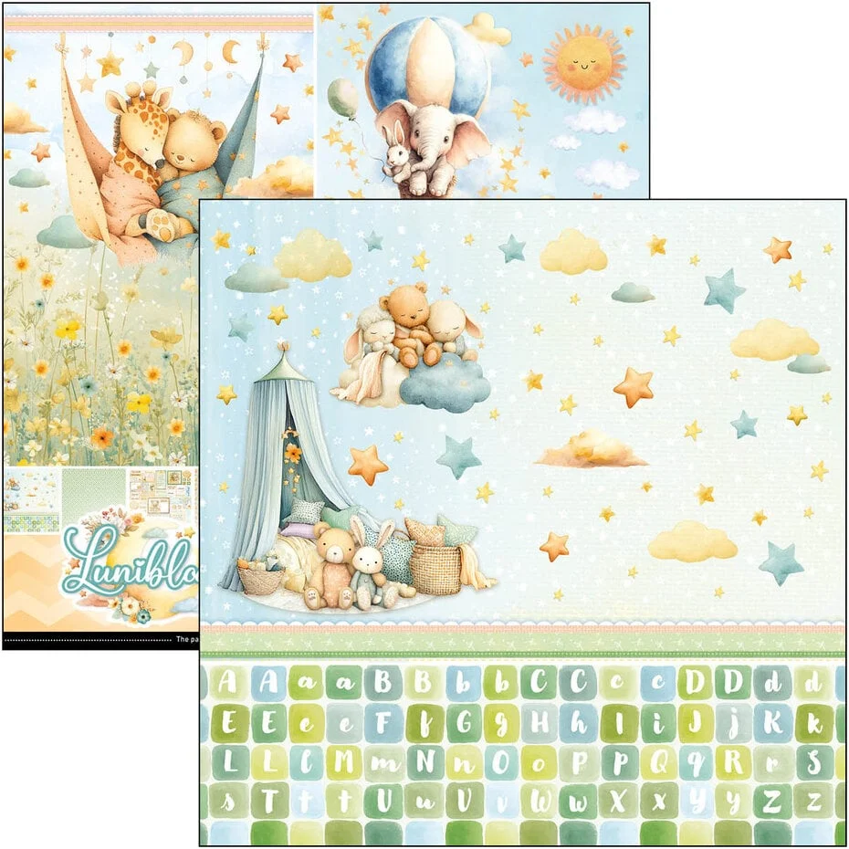 Ciao Bella - Lunibloom 12x12 Inch Patterns Pad (8pcs) (CBT093) - Bilde 2