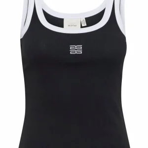 GZdrew Contrast Logo Top – Black