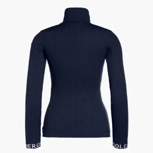 Mira Long Sleeve Knit Sweater – French Blue