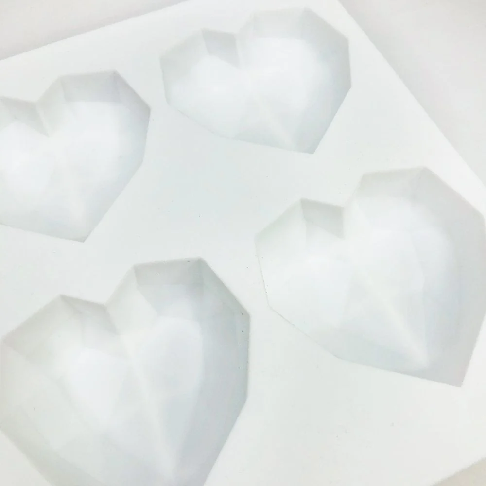Choctastique Silikon Hjerteform - 8 hulrom - Bilde 3