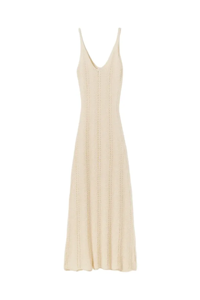 N-Marissa Knit Dress - Offwhite
