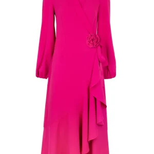 Lotus Dress –  Fuchsia Pink